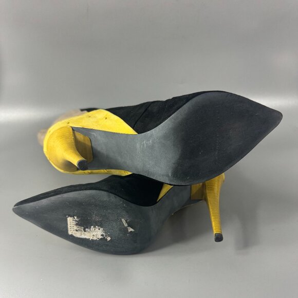 Narciso Rodriguez Tri-color Leather Boots, Size 39.5 - Picture 9 of 11